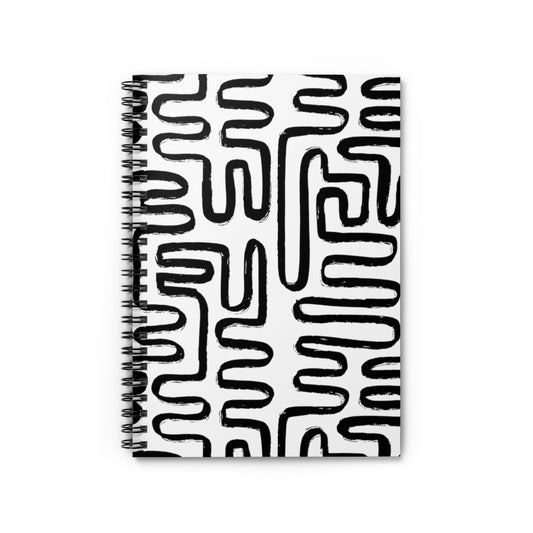 Black Modern Maze Journal