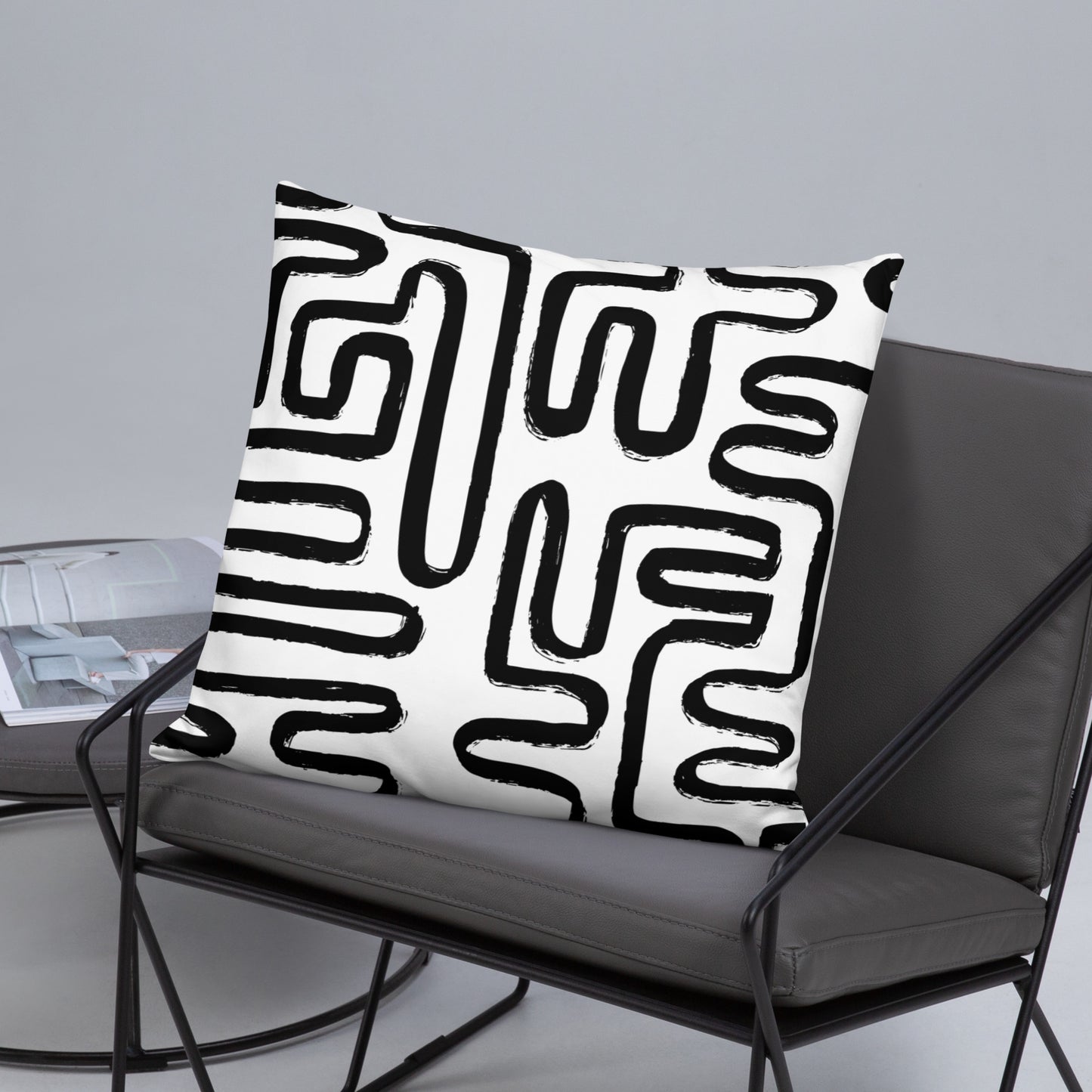 Modern Maze Accent Pillow