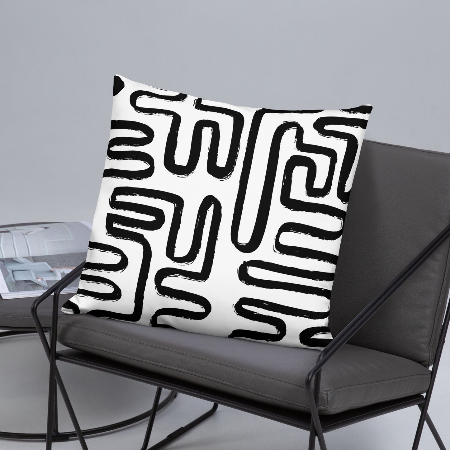 Modern Maze Accent Pillow