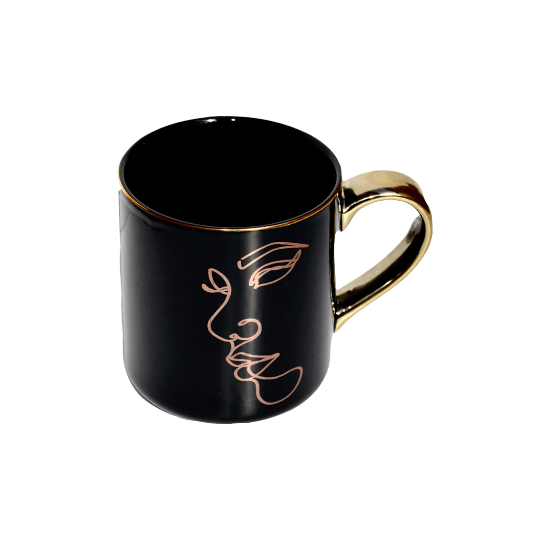 Black Ceramic Mug