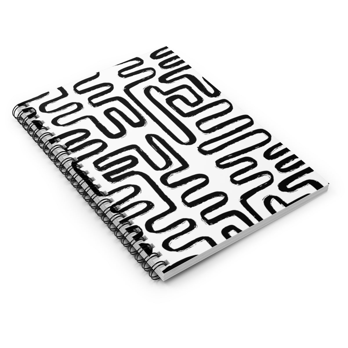 Black Modern Maze Journal
